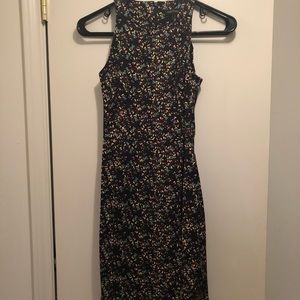 Knee length floral Banana Republic dress